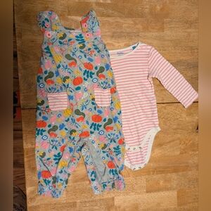 Baby Boden overalls set